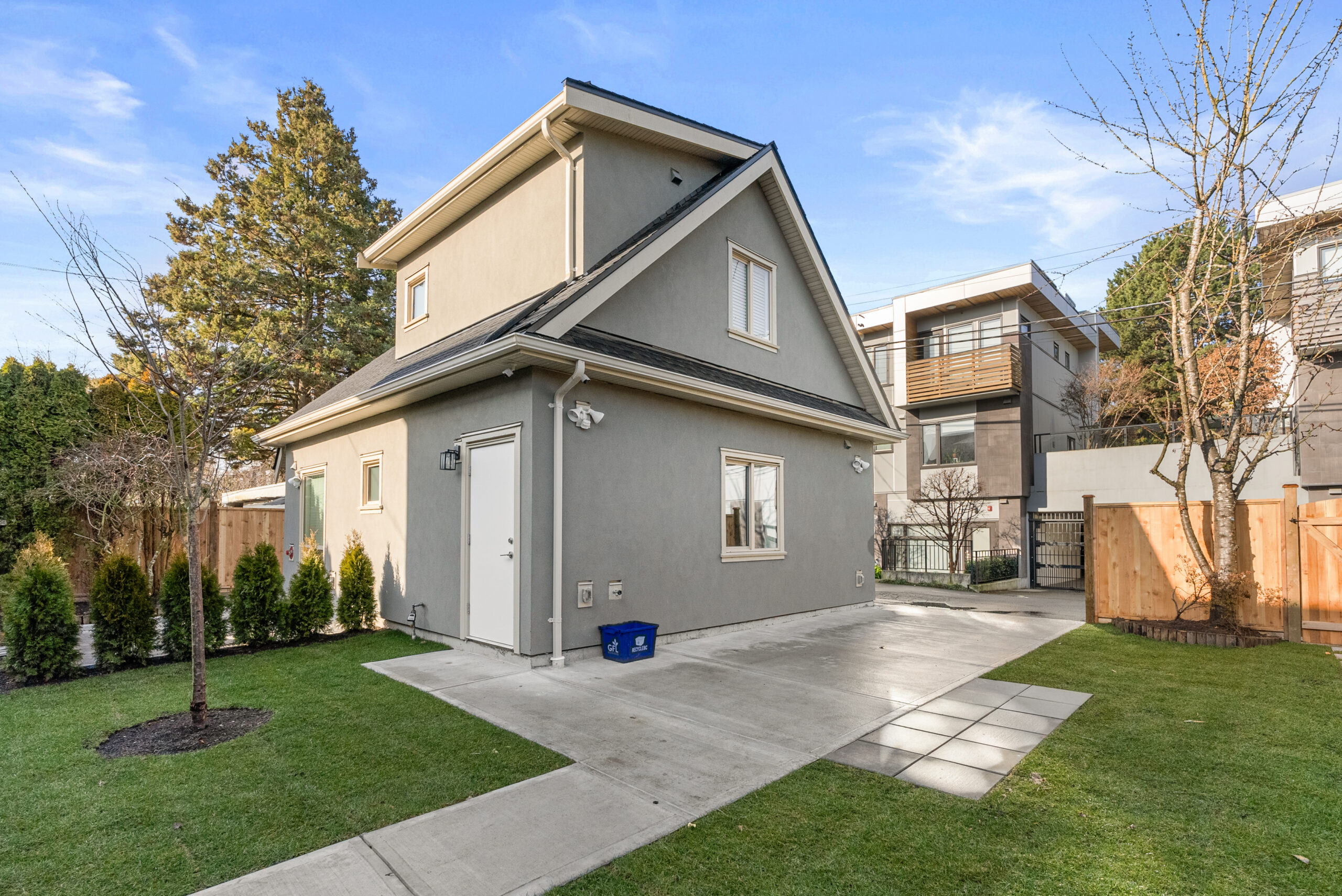 Photo of Grey Laneway house, 6033 Fremlin Street.